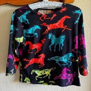 Don’t Mess with Texas Sequin Top Sz M